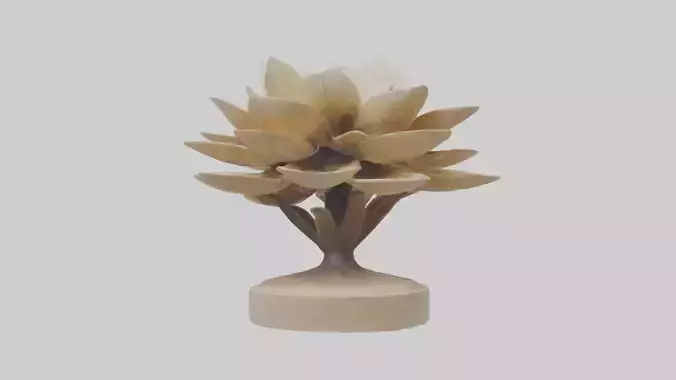Natural Bloom Sculpture model
