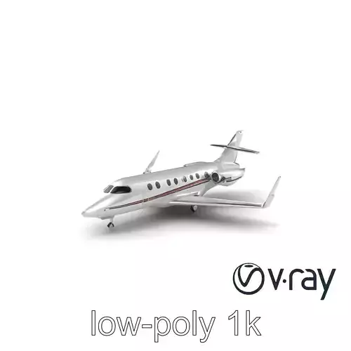EliteVoyager 7X Jet Aviation model pack Low-poly 3D model