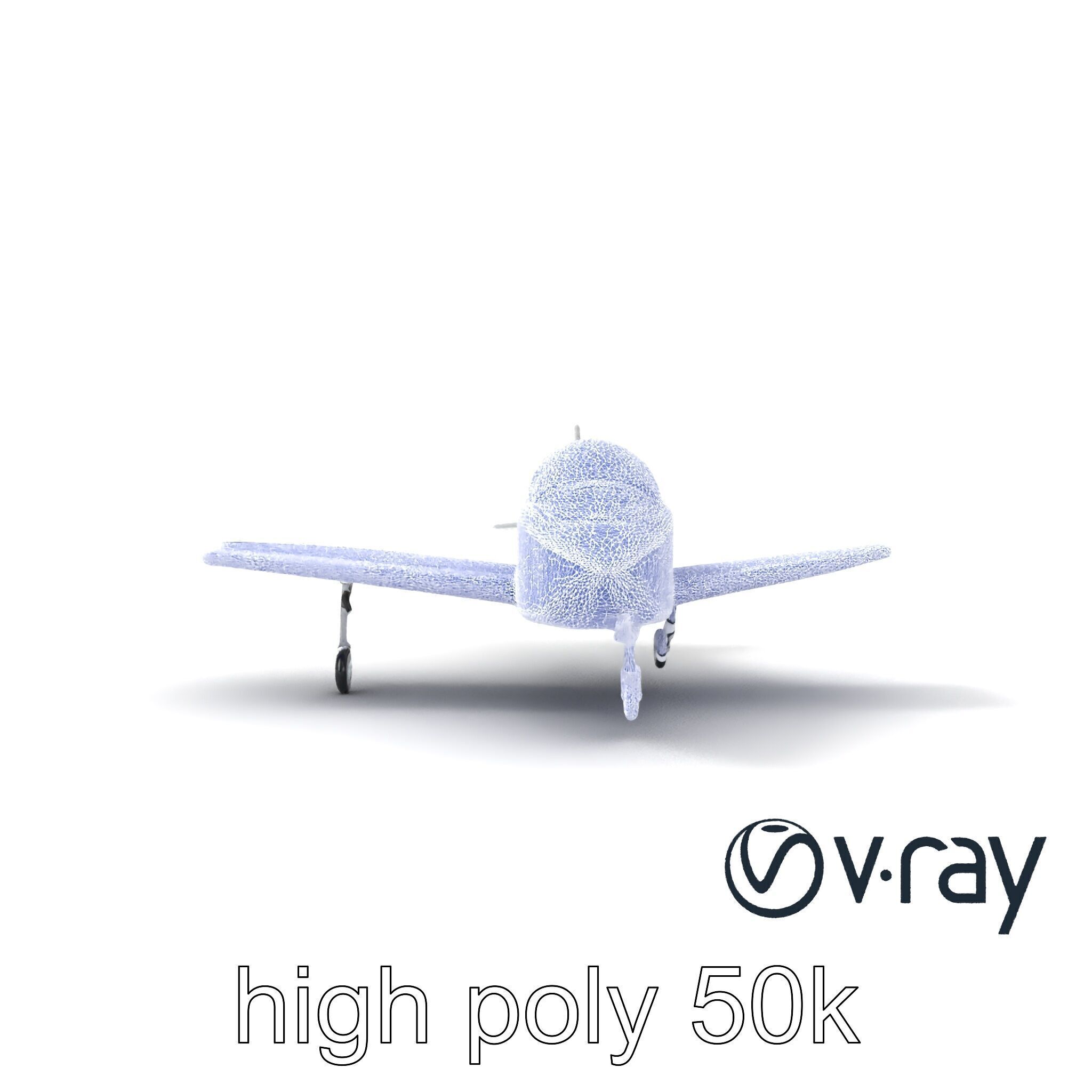 TitanFlyer 220 Aerodynamic Skyview Aircraft model pack Low-poly 3D model_14