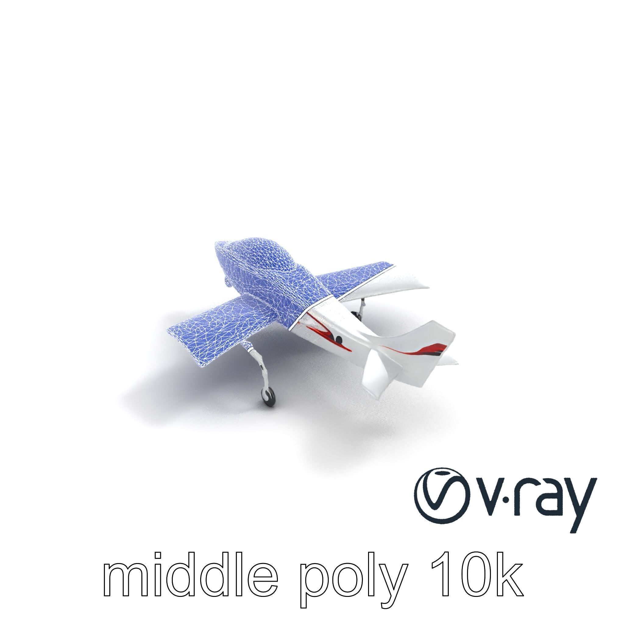 TitanFlyer 220 Aerodynamic Skyview Aircraft model pack Low-poly 3D model_16