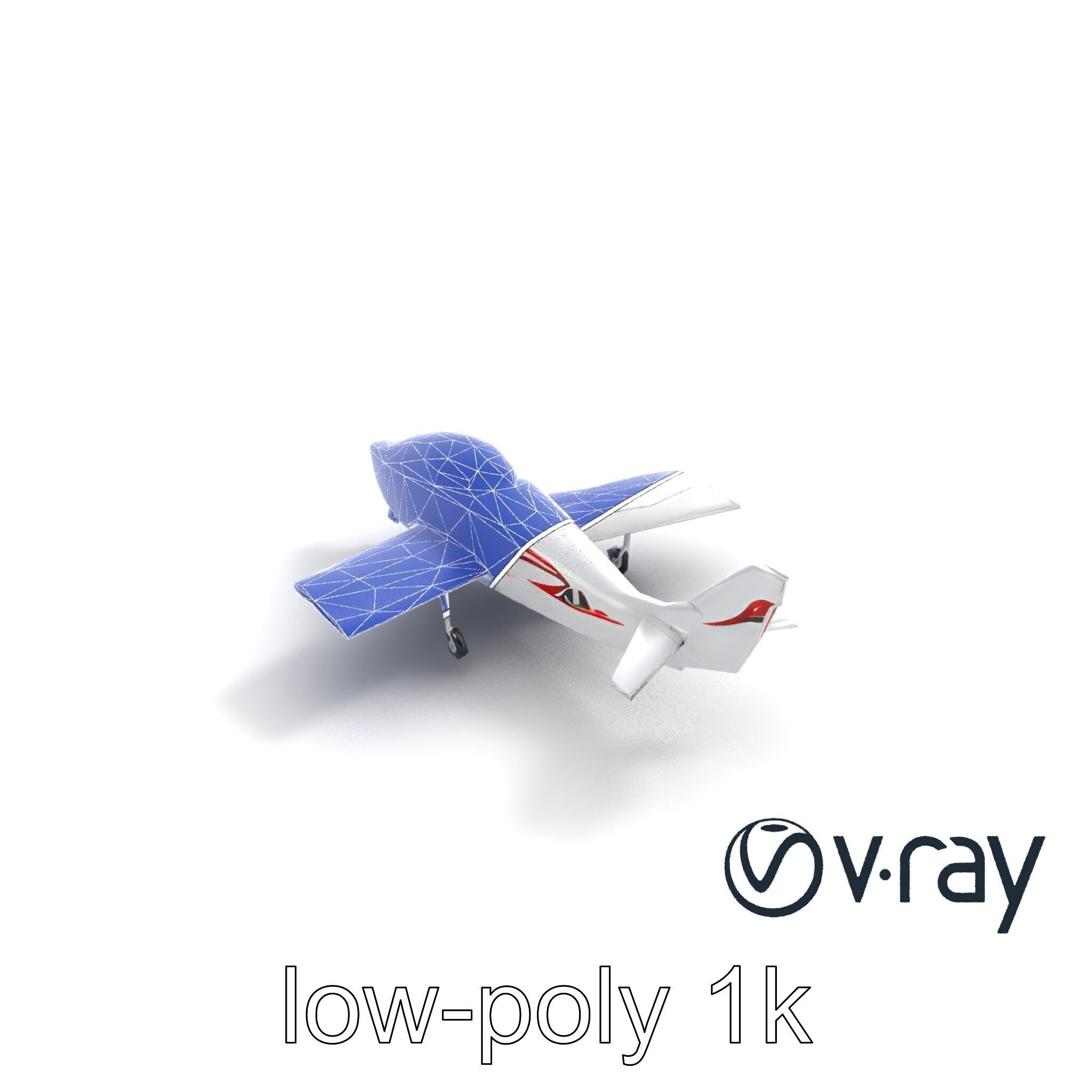 TitanFlyer 220 Aerodynamic Skyview Aircraft model pack Low-poly 3D model_29