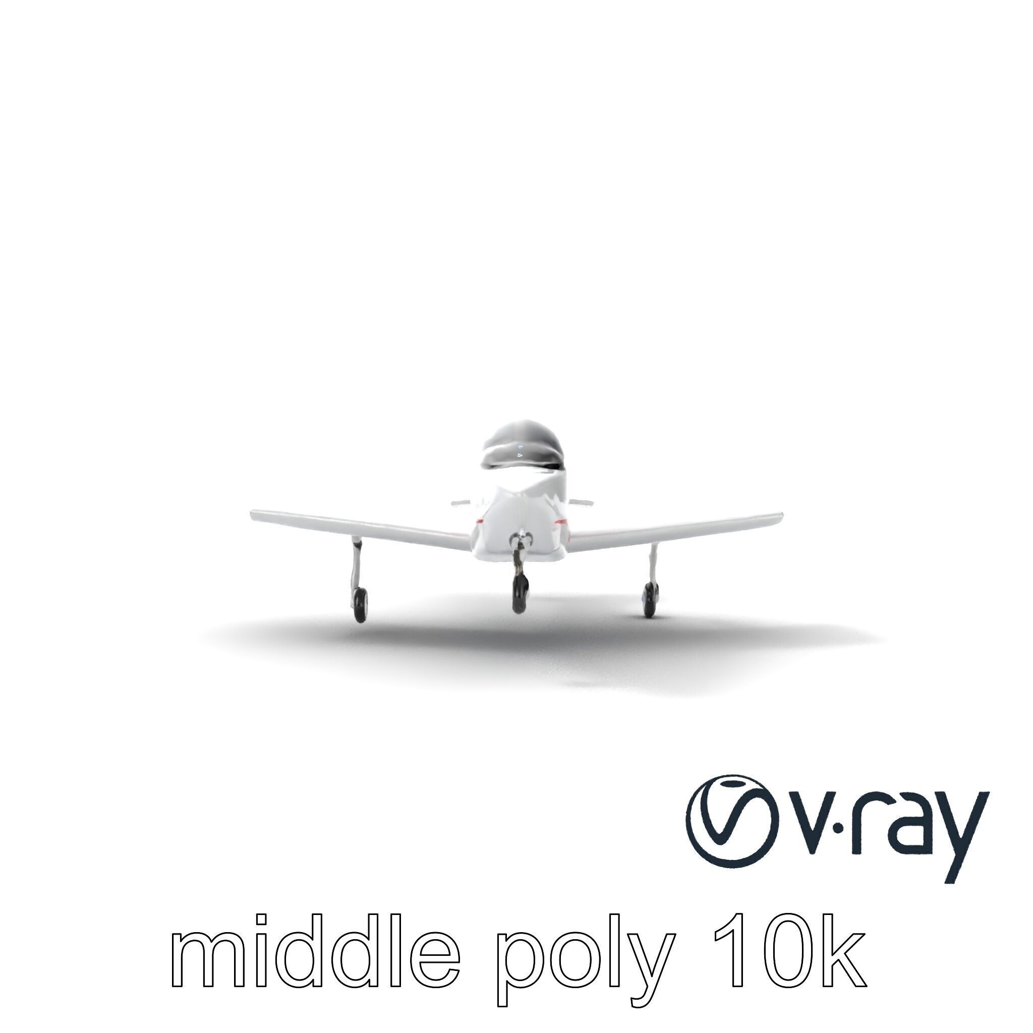 TitanFlyer 220 Aerodynamic Skyview Aircraft model pack Low-poly 3D model_24