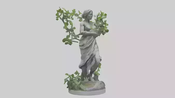 Nature and Humanity Statue model