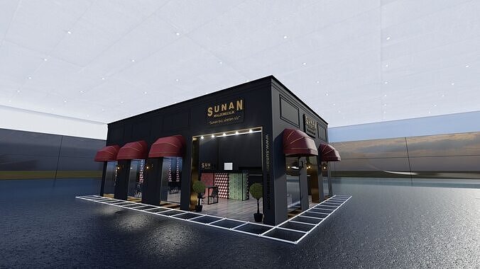 13x9 Stand Design 3D model