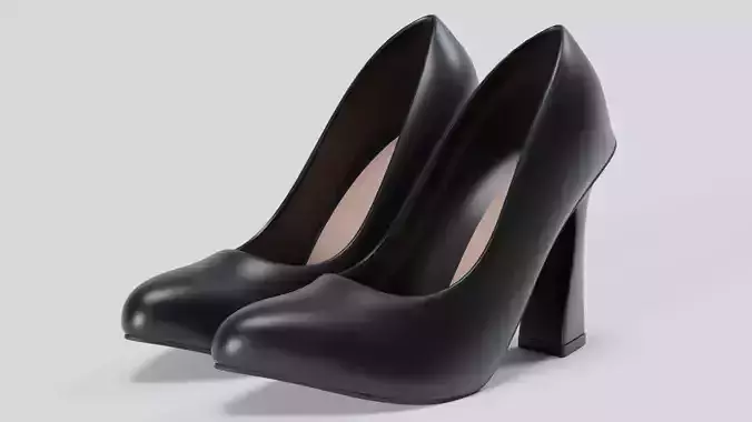 Women Heels Free low-poly 3D model