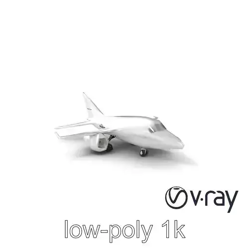 Solaris One Titanium Jet Model Pack Low-poly 3D model