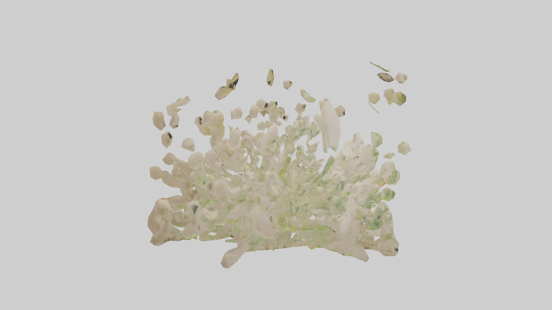 Natureinspired Wall Stickers 2 Low-poly 3D model_13