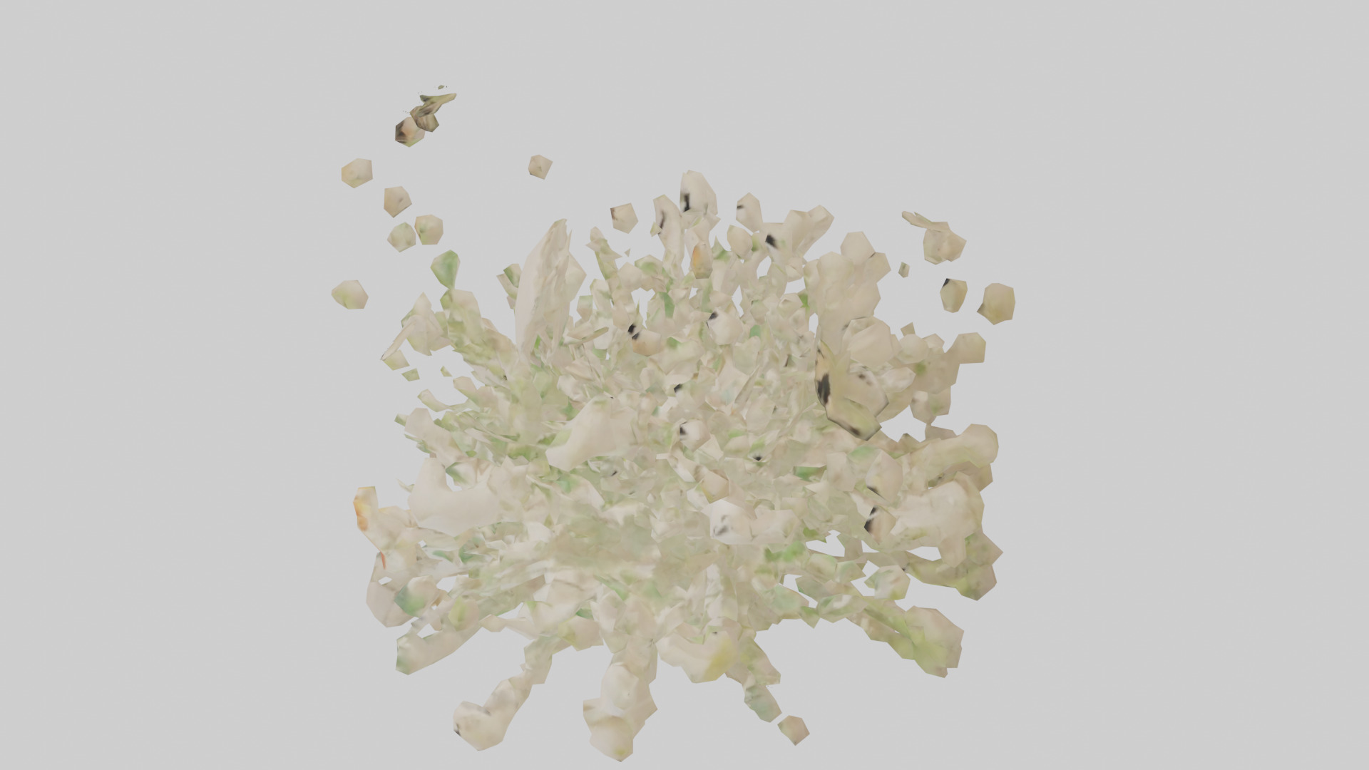 Natureinspired Wall Stickers 2 Low-poly 3D model_17