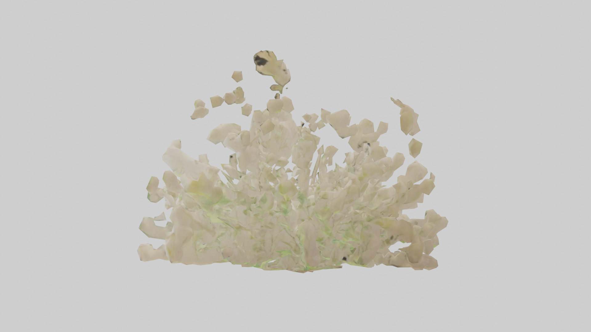 Natureinspired Wall Stickers 2 Low-poly 3D model_1