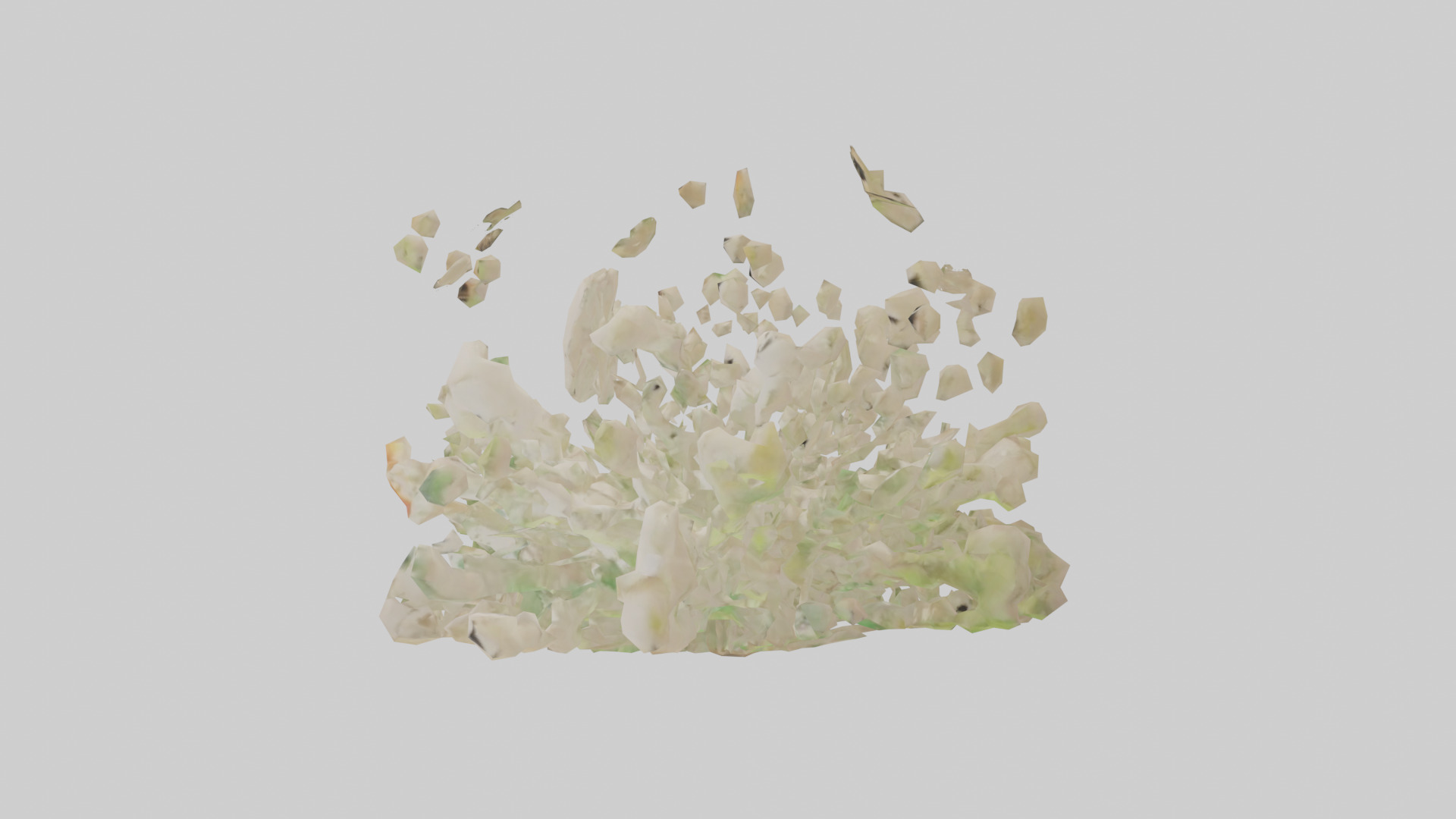 Natureinspired Wall Stickers 2 Low-poly 3D model_12