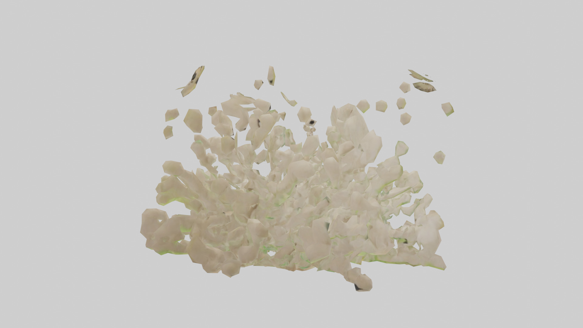 Natureinspired Wall Stickers 2 Low-poly 3D model_2