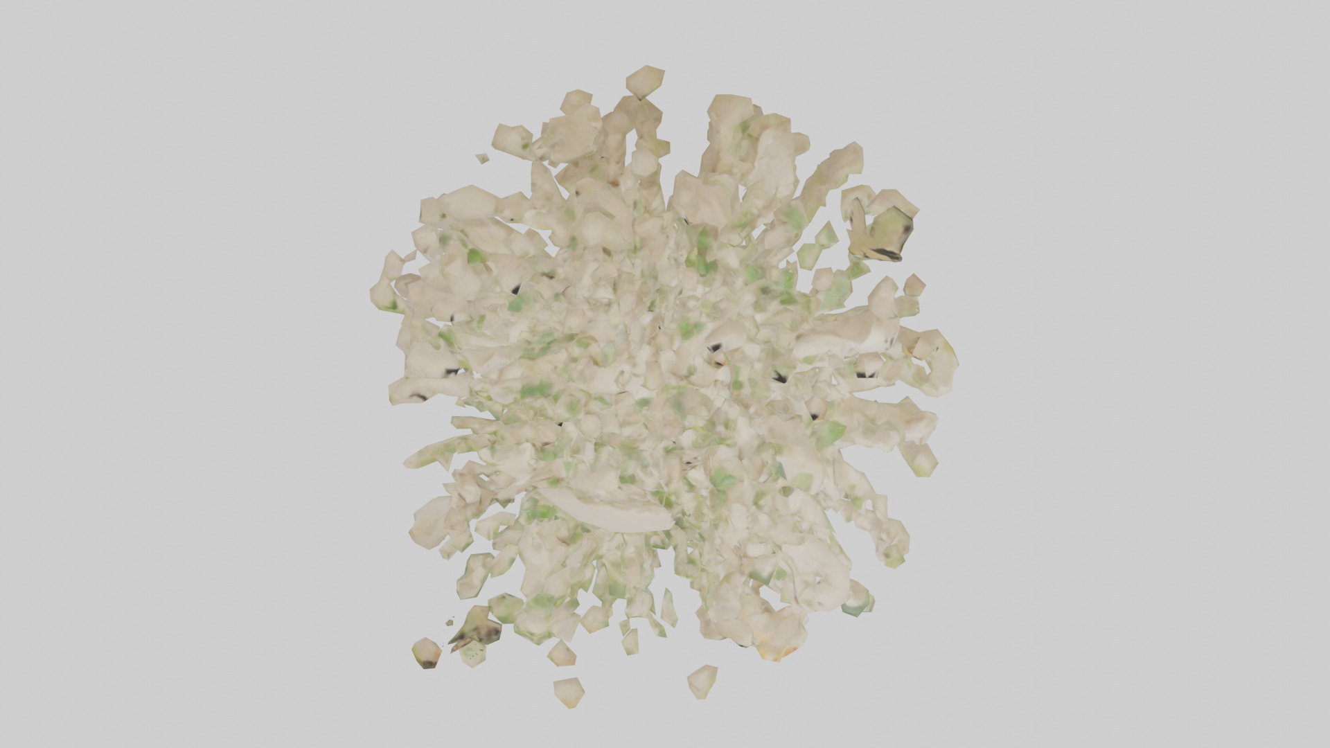 Natureinspired Wall Stickers 2 Low-poly 3D model_14