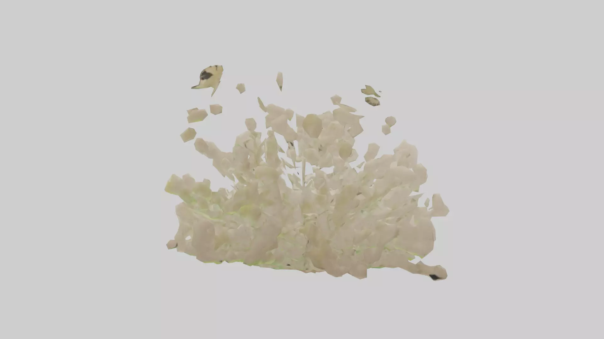 Natureinspired Wall Stickers 2 Low-poly 3D model_0