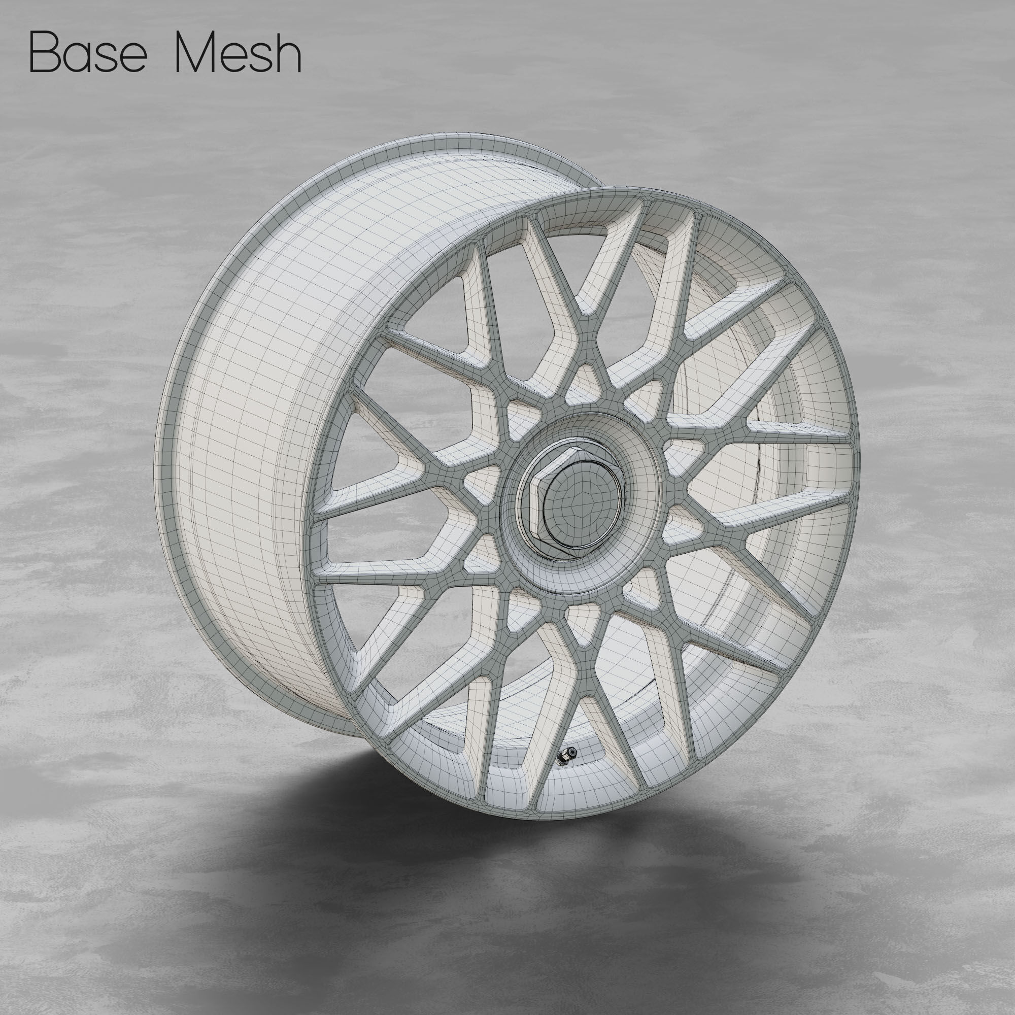 Rotiform BLQ-C Option 1 Wheel 3D Model 3D model_1