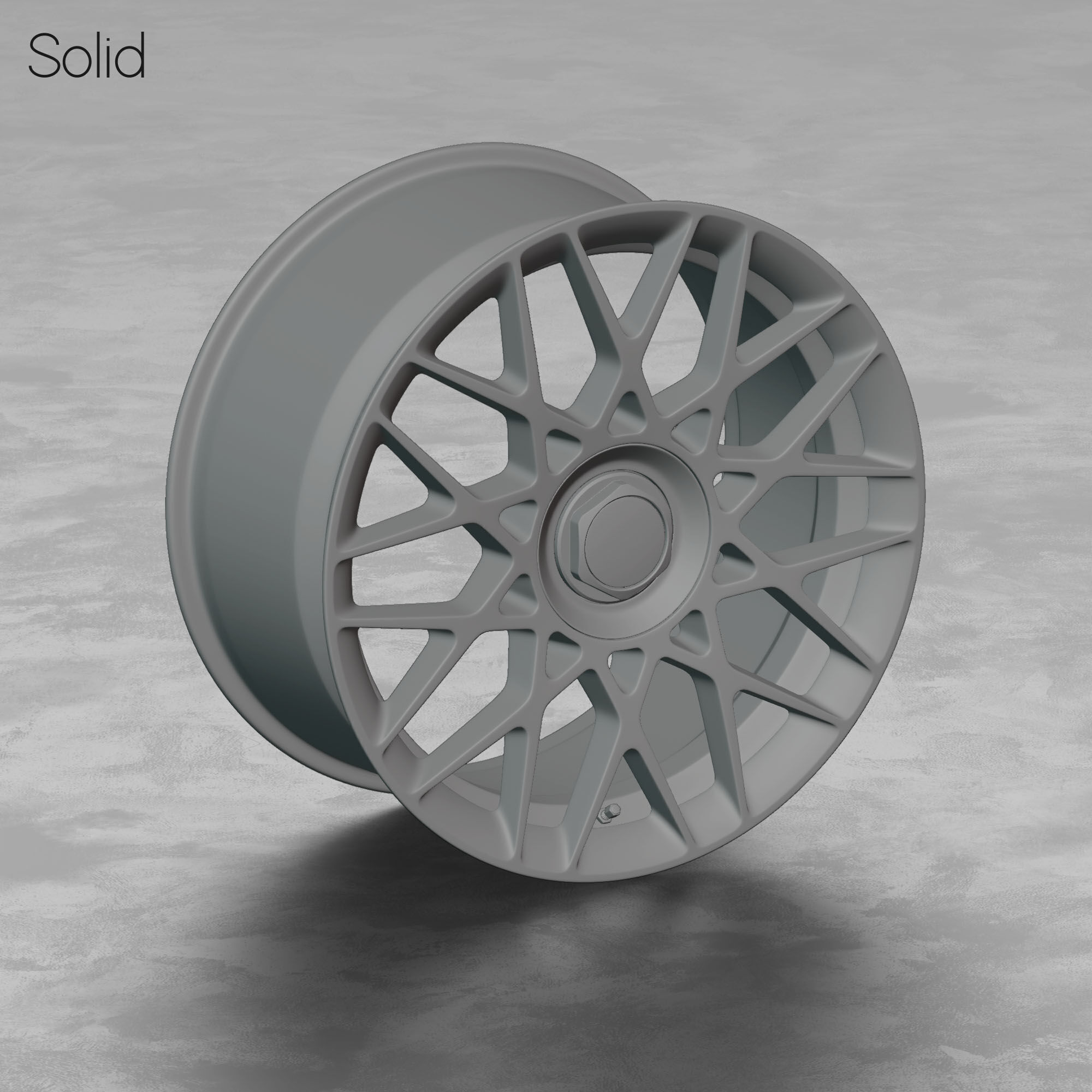 Rotiform BLQ-C Option 1 Wheel 3D Model 3D model_3