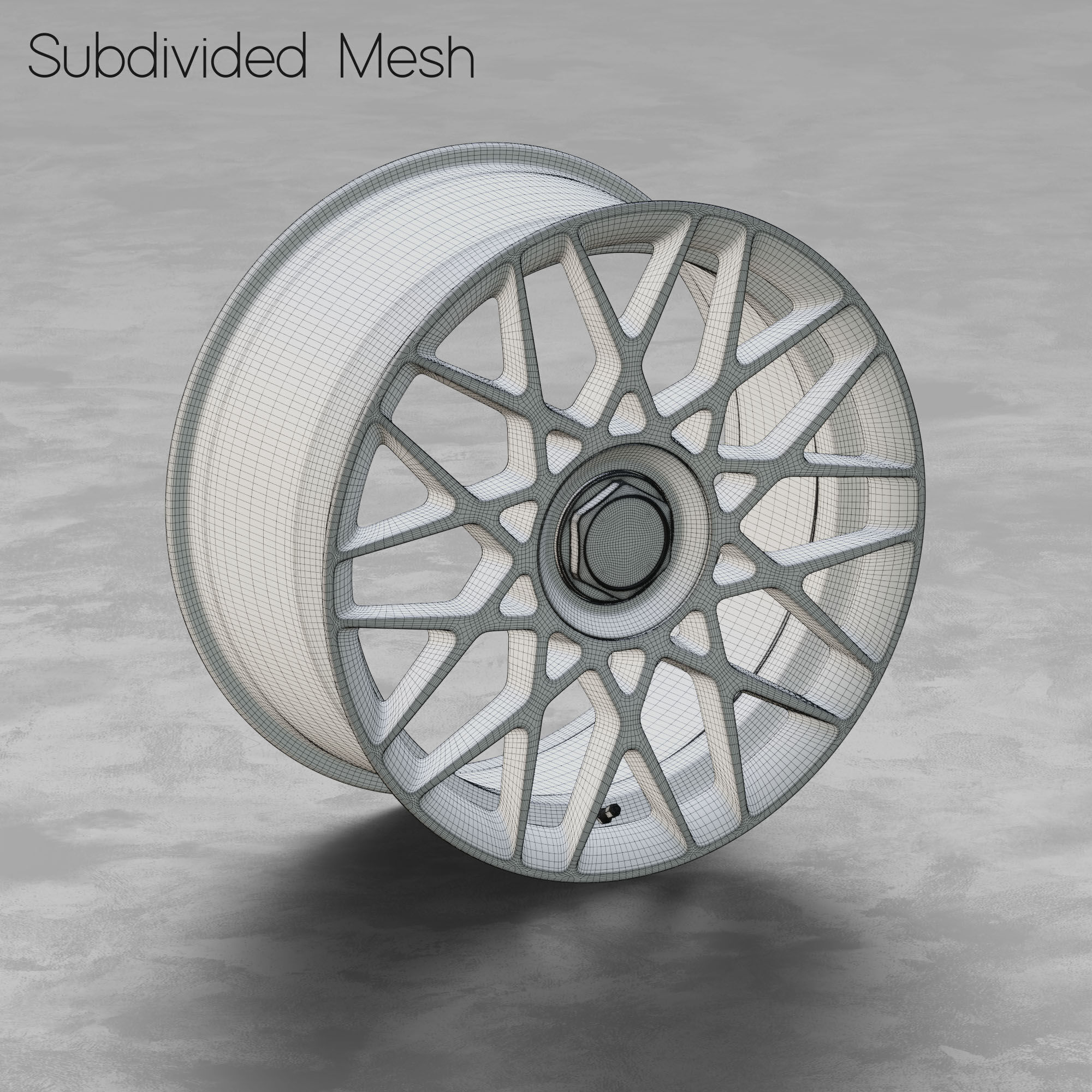 Rotiform BLQ-C Option 1 Wheel 3D Model 3D model_2