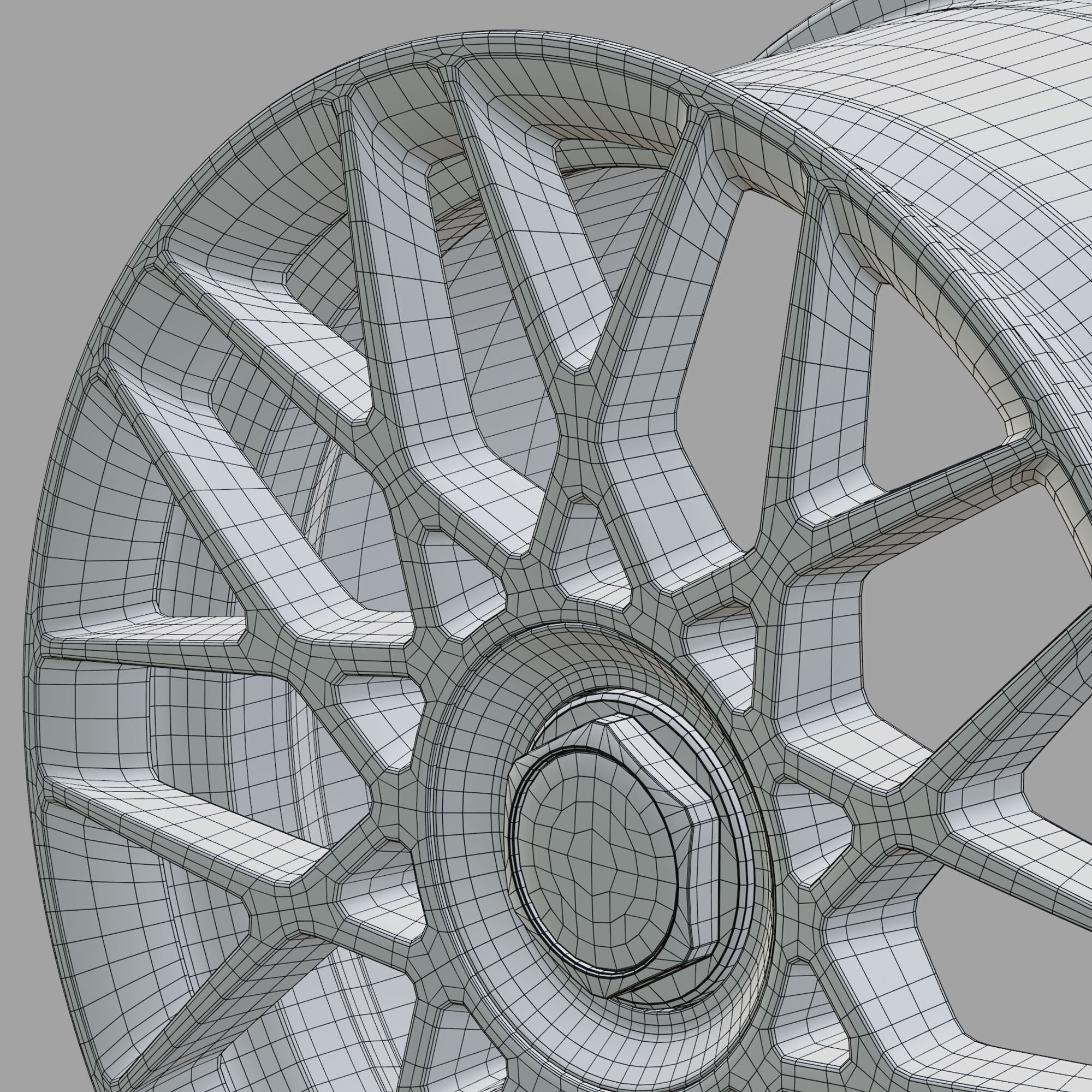 Rotiform BLQ-C Option 1 Wheel 3D Model 3D model_11