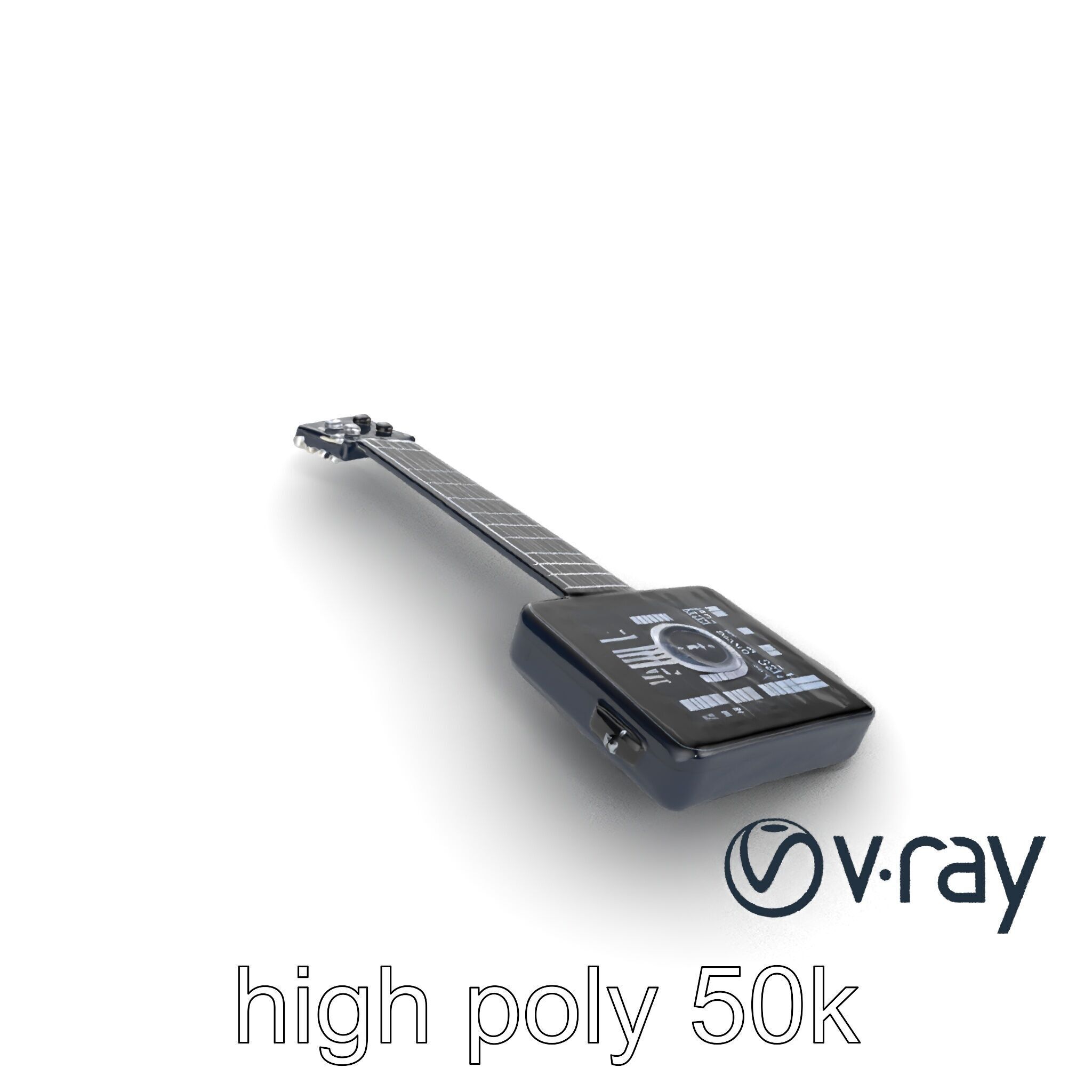 NanoKeytar Wireless MIDI Controller model pack Low-poly 3D model_11