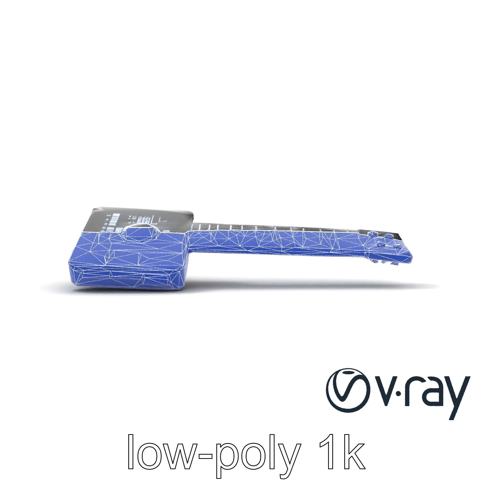 NanoKeytar Wireless MIDI Controller model pack Low-poly 3D model_26