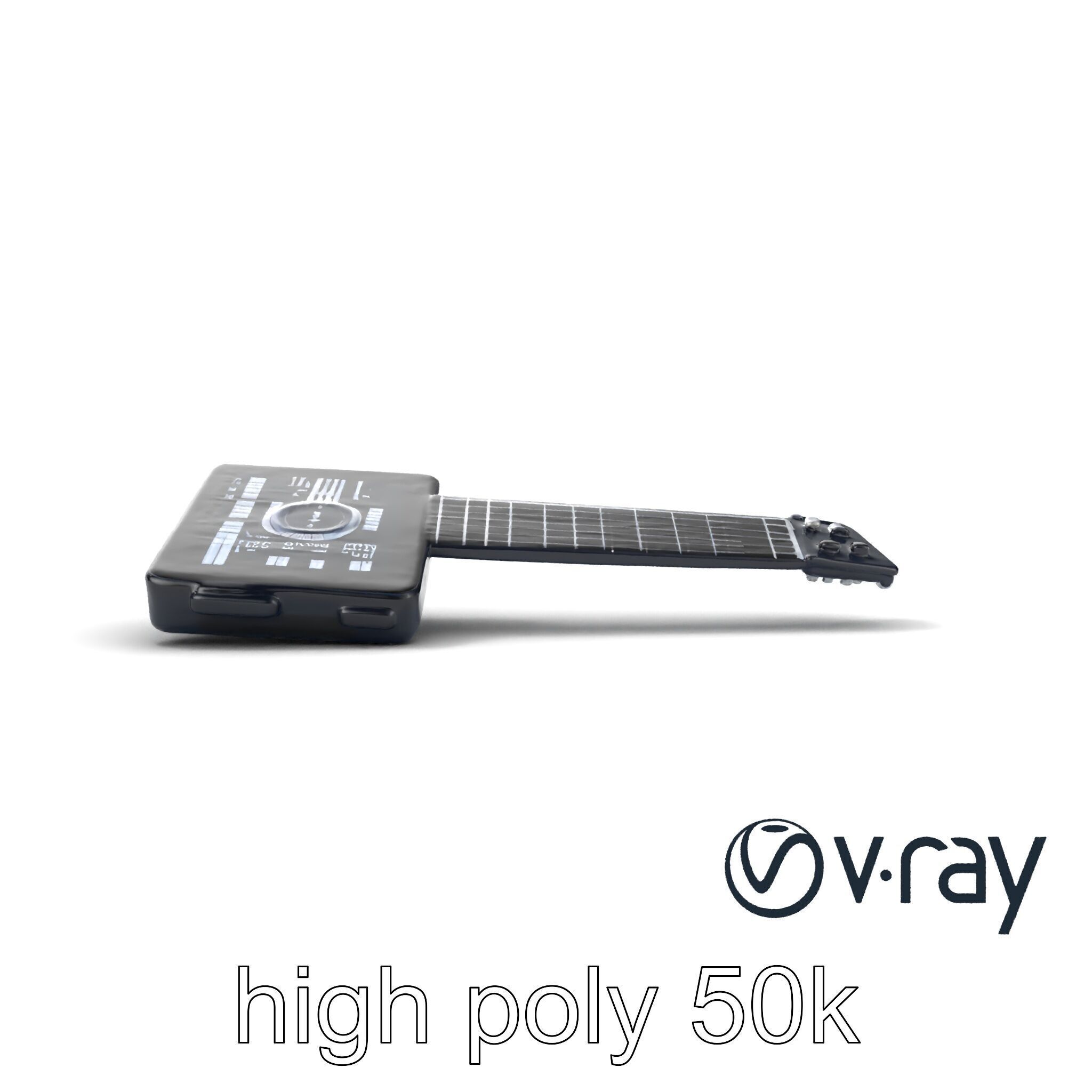 NanoKeytar Wireless MIDI Controller model pack Low-poly 3D model_13