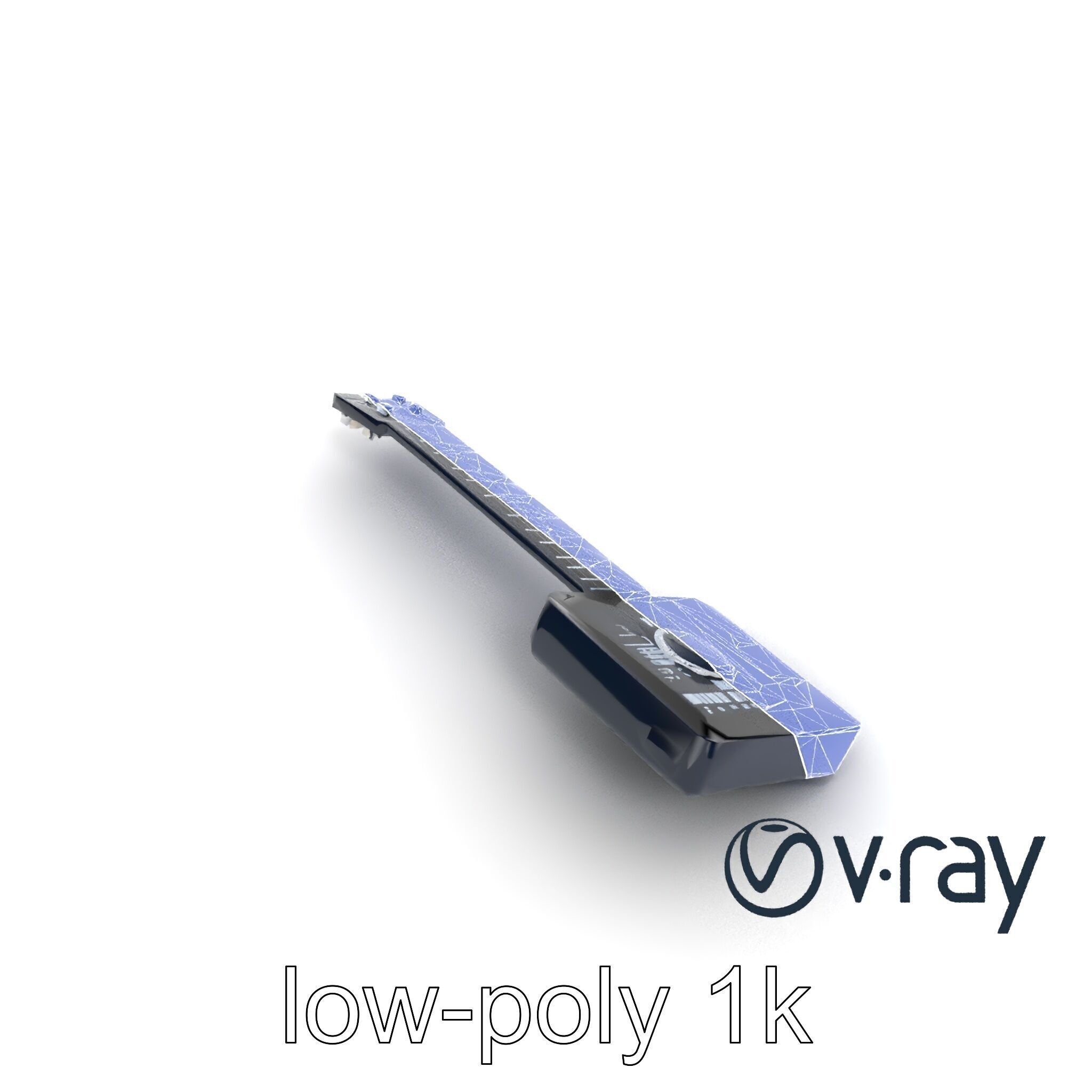 NanoKeytar Wireless MIDI Controller model pack Low-poly 3D model_32