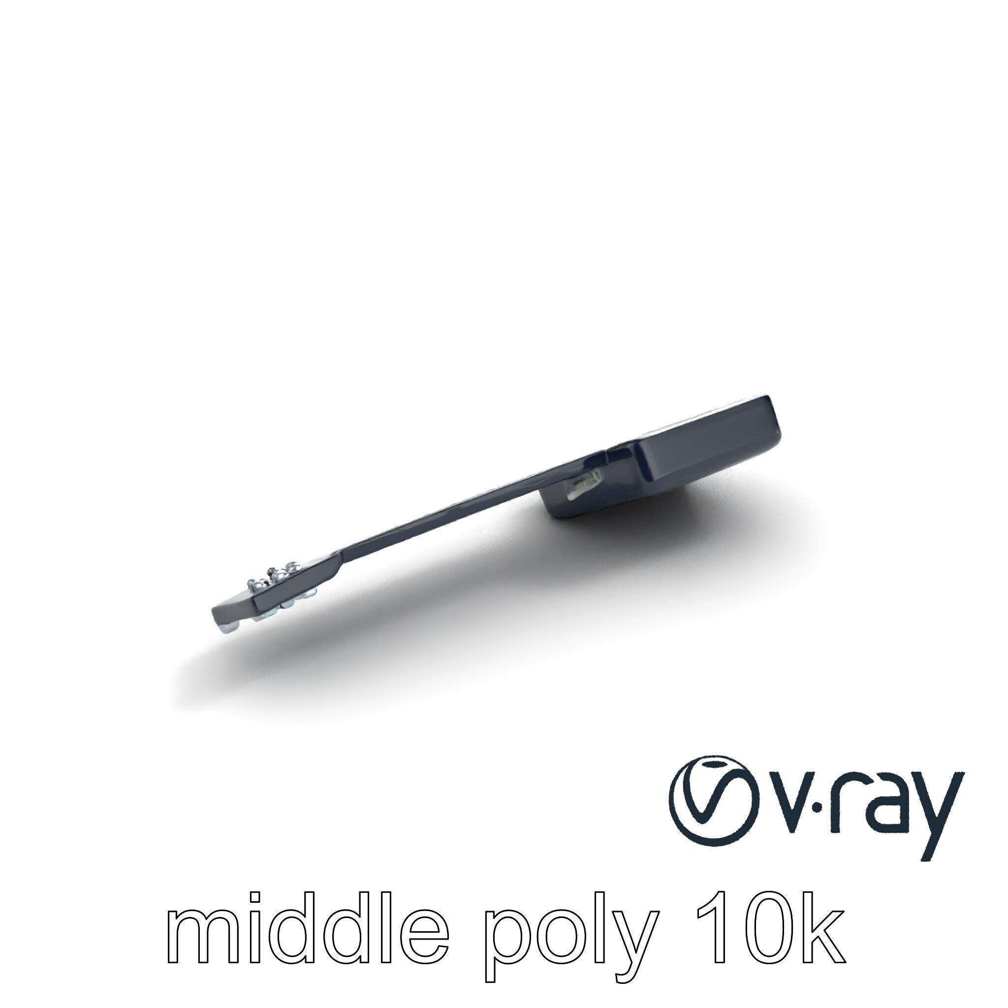 NanoKeytar Wireless MIDI Controller model pack Low-poly 3D model_9