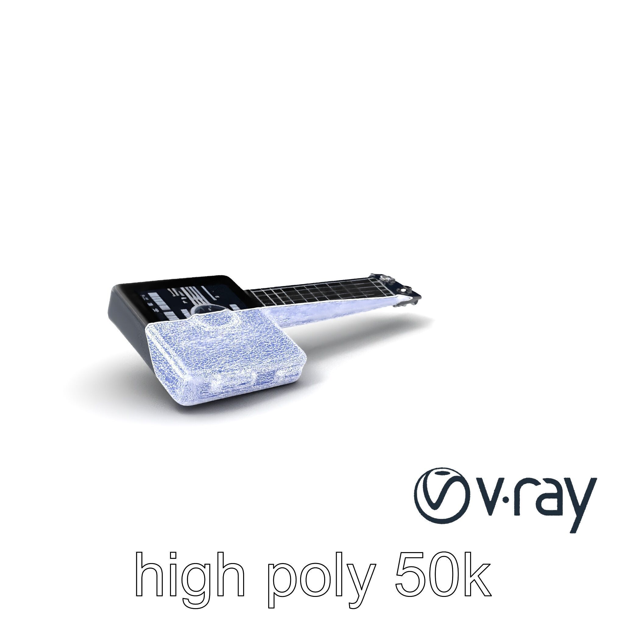 NanoKeytar Wireless MIDI Controller model pack Low-poly 3D model_27