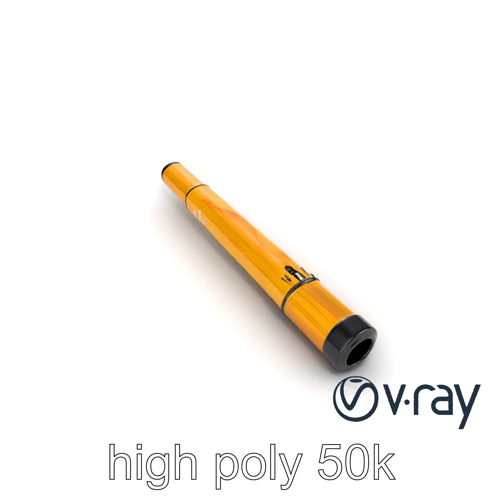 AeroPan Flute Bamboo-Carbon Hybrid model pack Low-poly 3D model_11