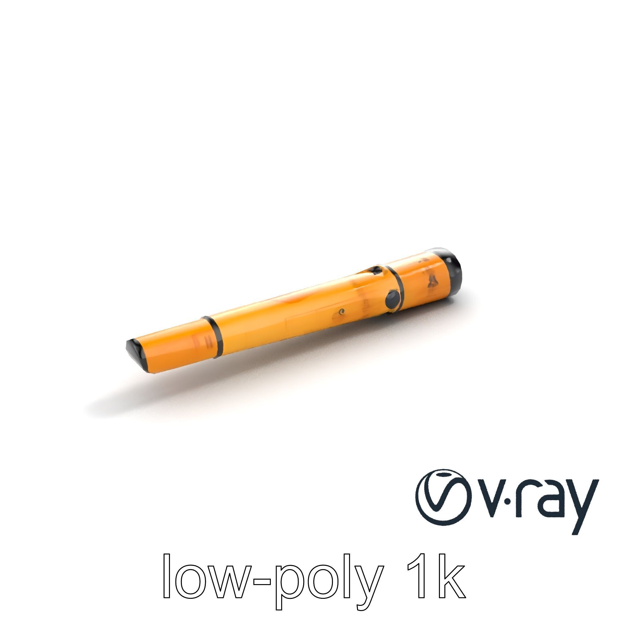 AeroPan Flute Bamboo-Carbon Hybrid model pack Low-poly 3D model_10