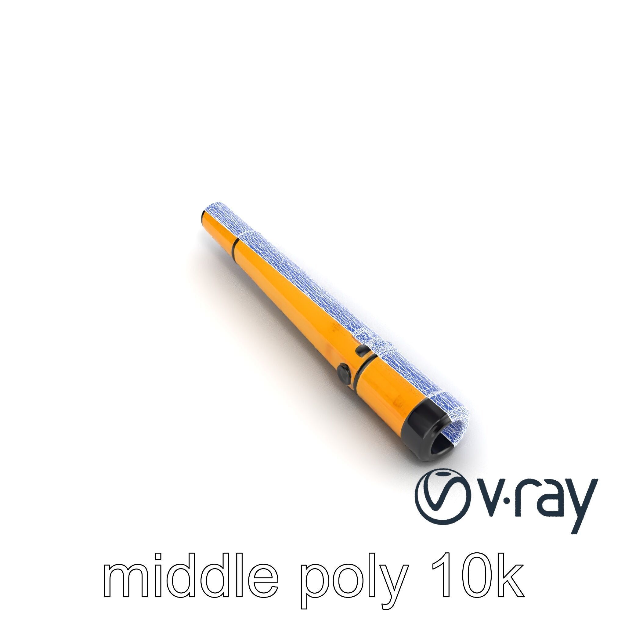 AeroPan Flute Bamboo-Carbon Hybrid model pack Low-poly 3D model_30