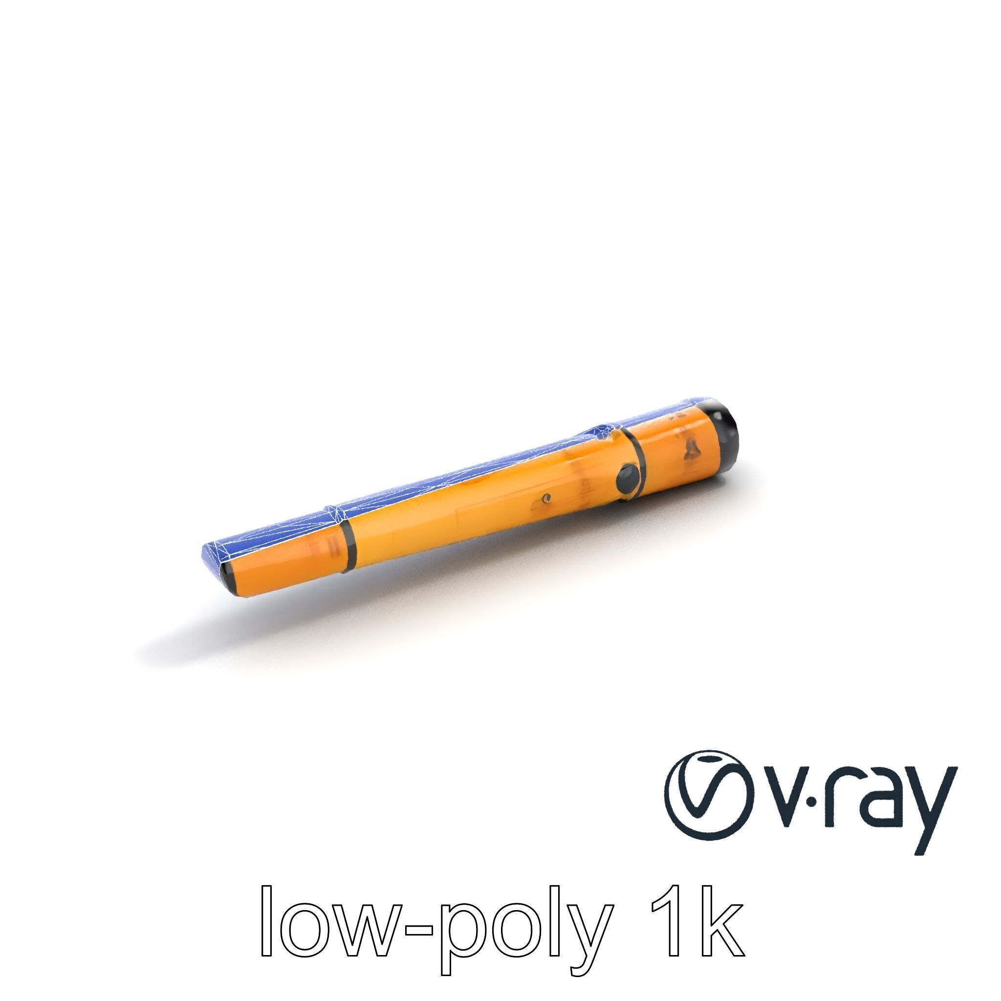 AeroPan Flute Bamboo-Carbon Hybrid model pack Low-poly 3D model_14