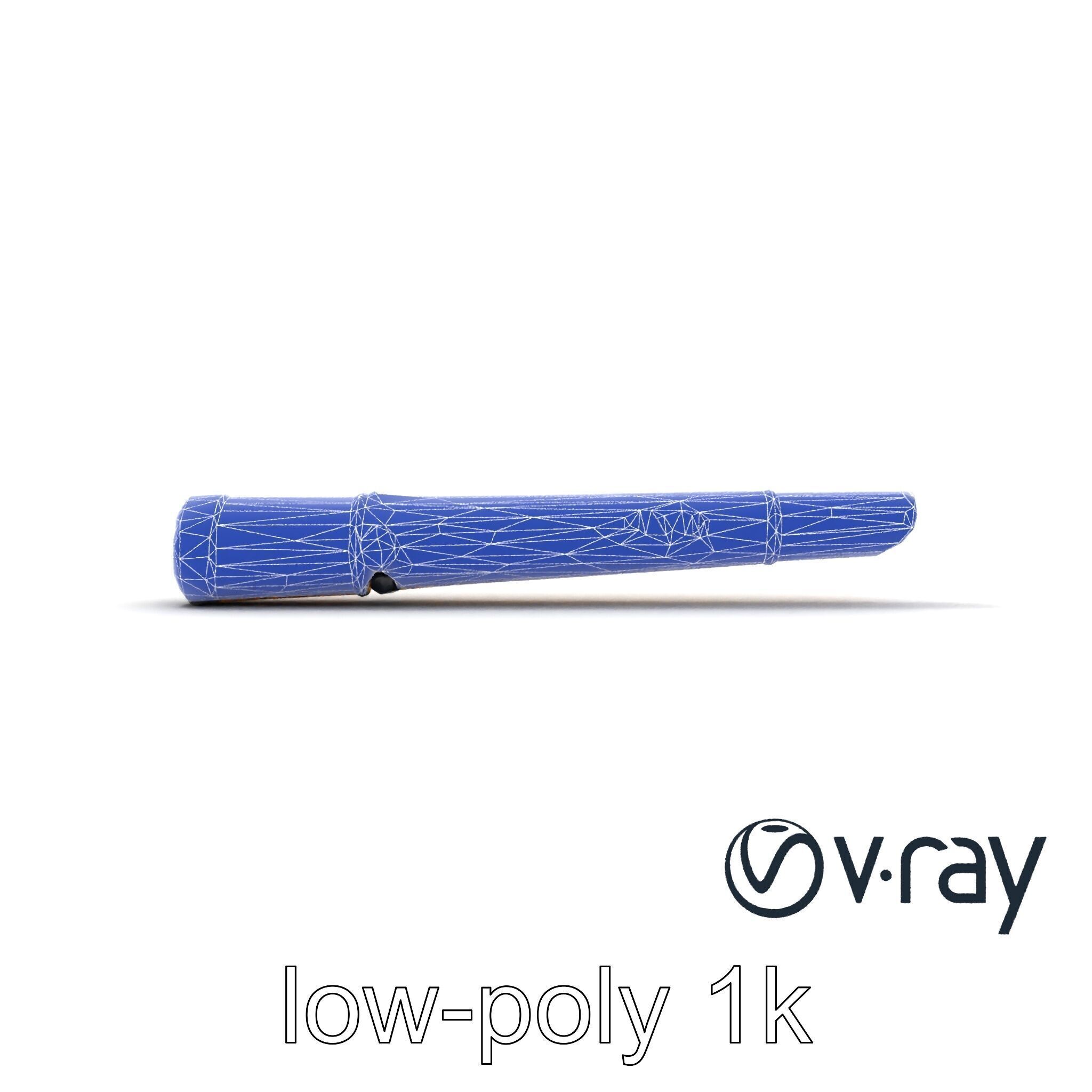 AeroPan Flute Bamboo-Carbon Hybrid model pack Low-poly 3D model_22