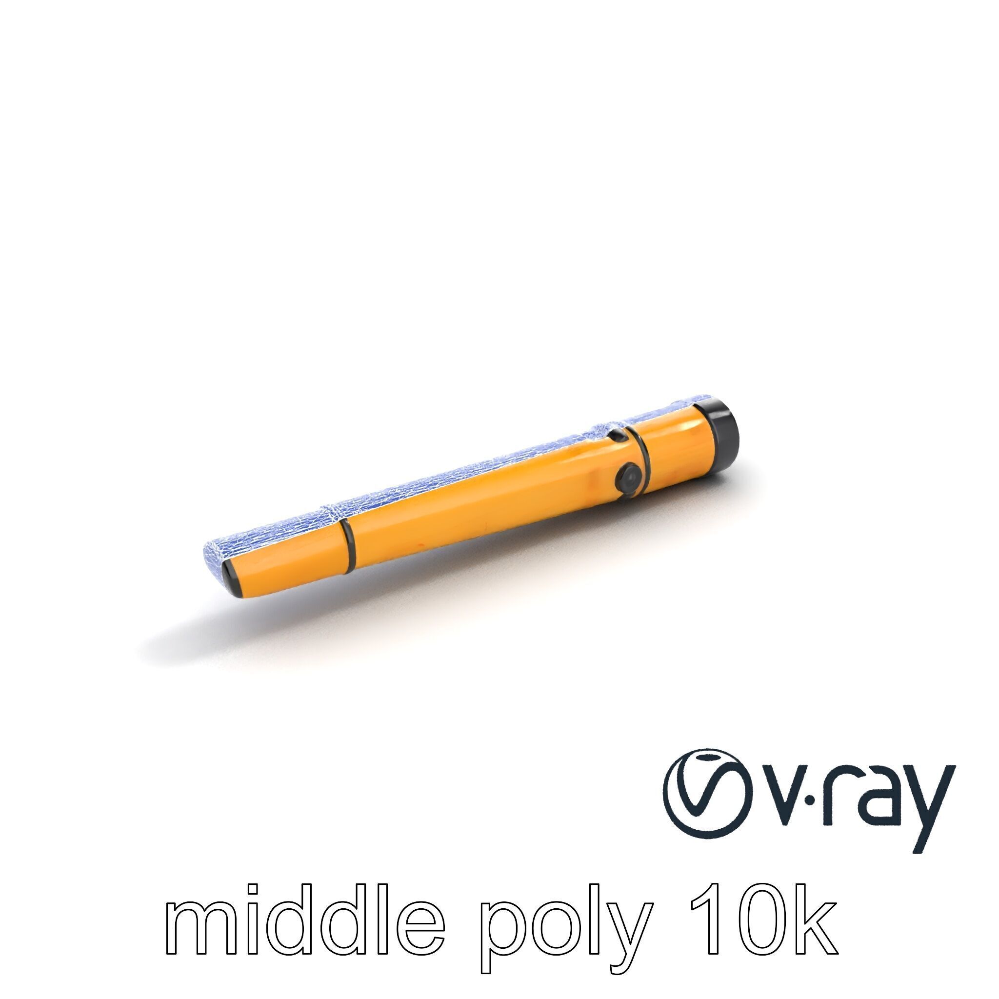 AeroPan Flute Bamboo-Carbon Hybrid model pack Low-poly 3D model_29