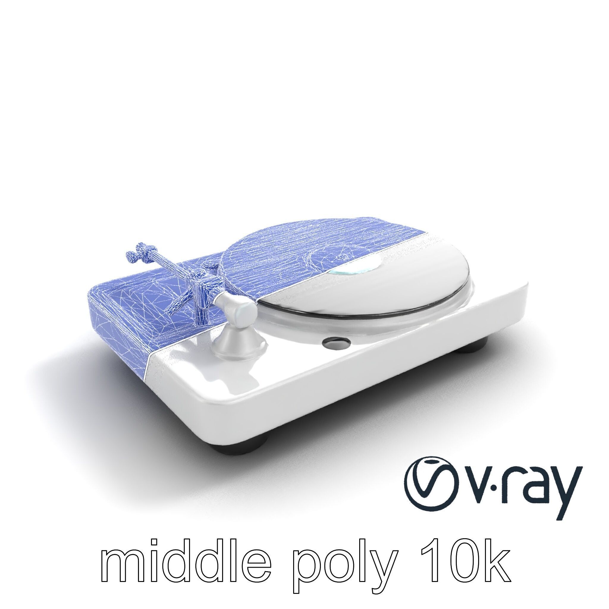 EchoDeck Turntable Interface model pack Low-poly 3D model_22