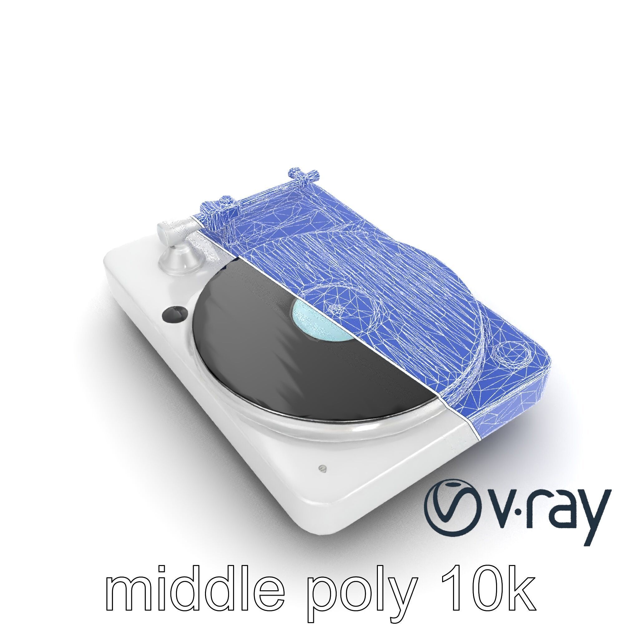 EchoDeck Turntable Interface model pack Low-poly 3D model_19