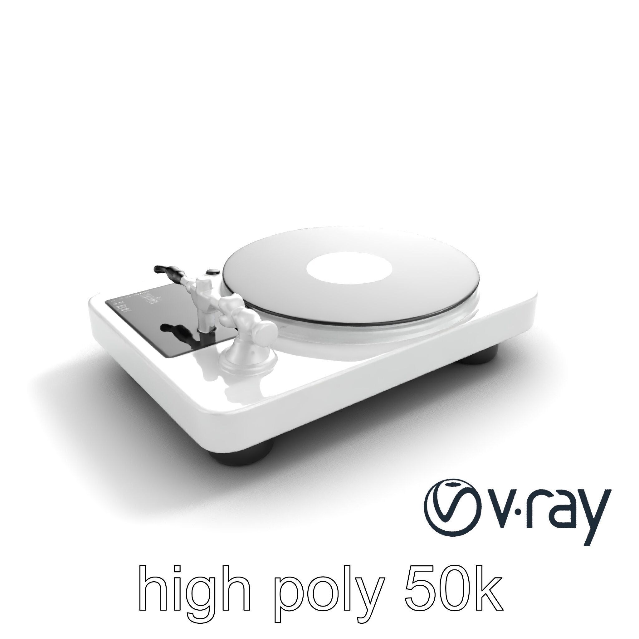 EchoDeck Turntable Interface model pack Low-poly 3D model_11