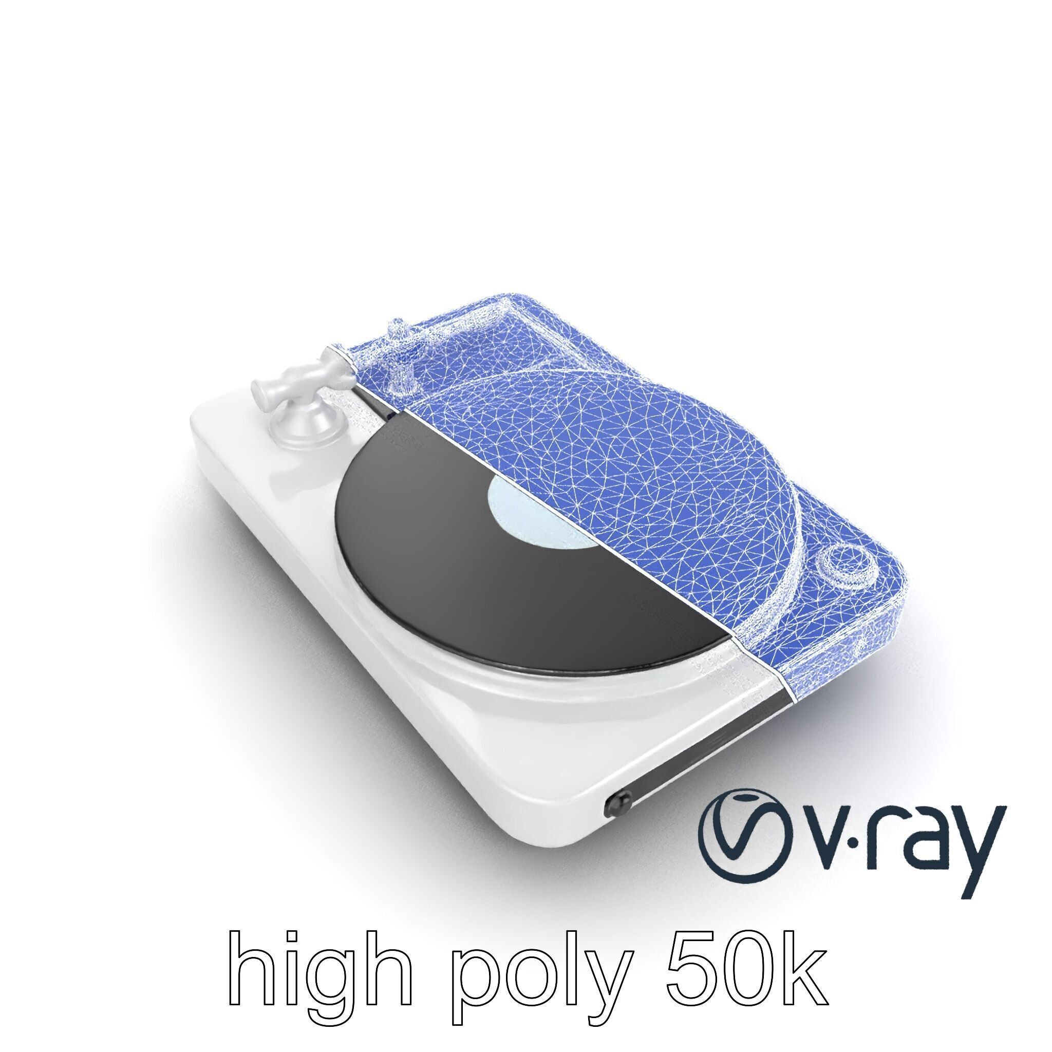 EchoDeck Turntable Interface model pack Low-poly 3D model_21