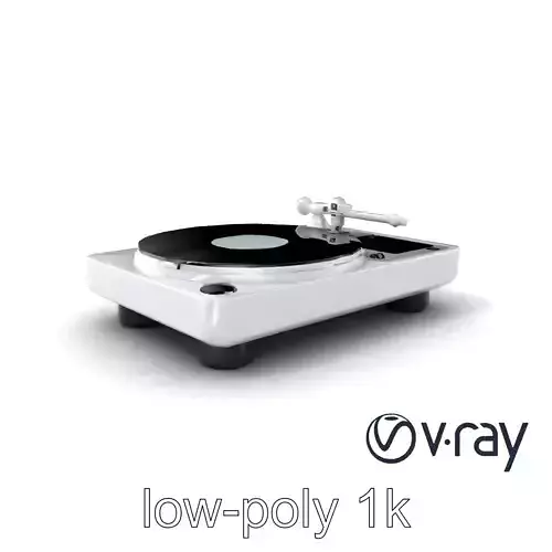 EchoDeck Turntable Interface model pack Low-poly 3D model
