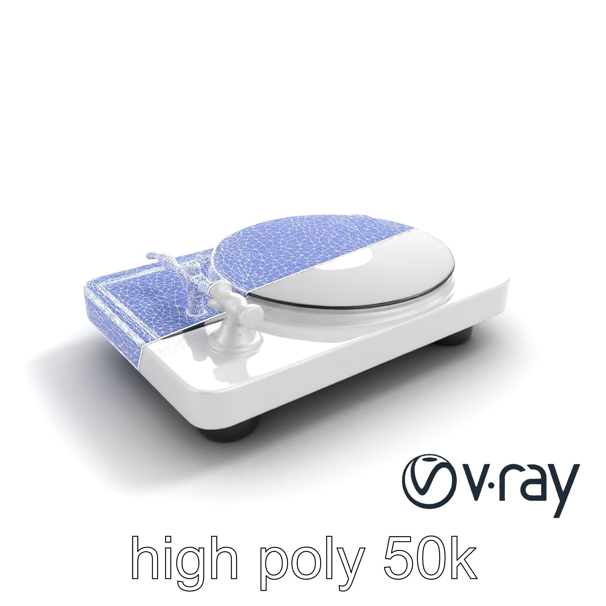 EchoDeck Turntable Interface model pack Low-poly 3D model_18