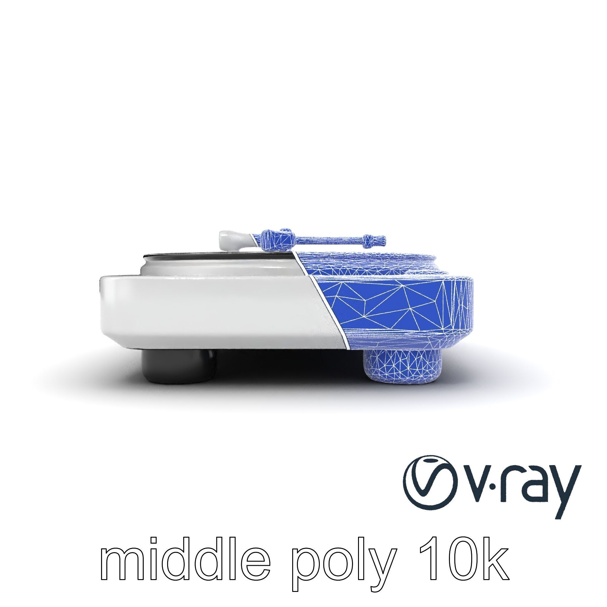 EchoDeck Turntable Interface model pack Low-poly 3D model_32