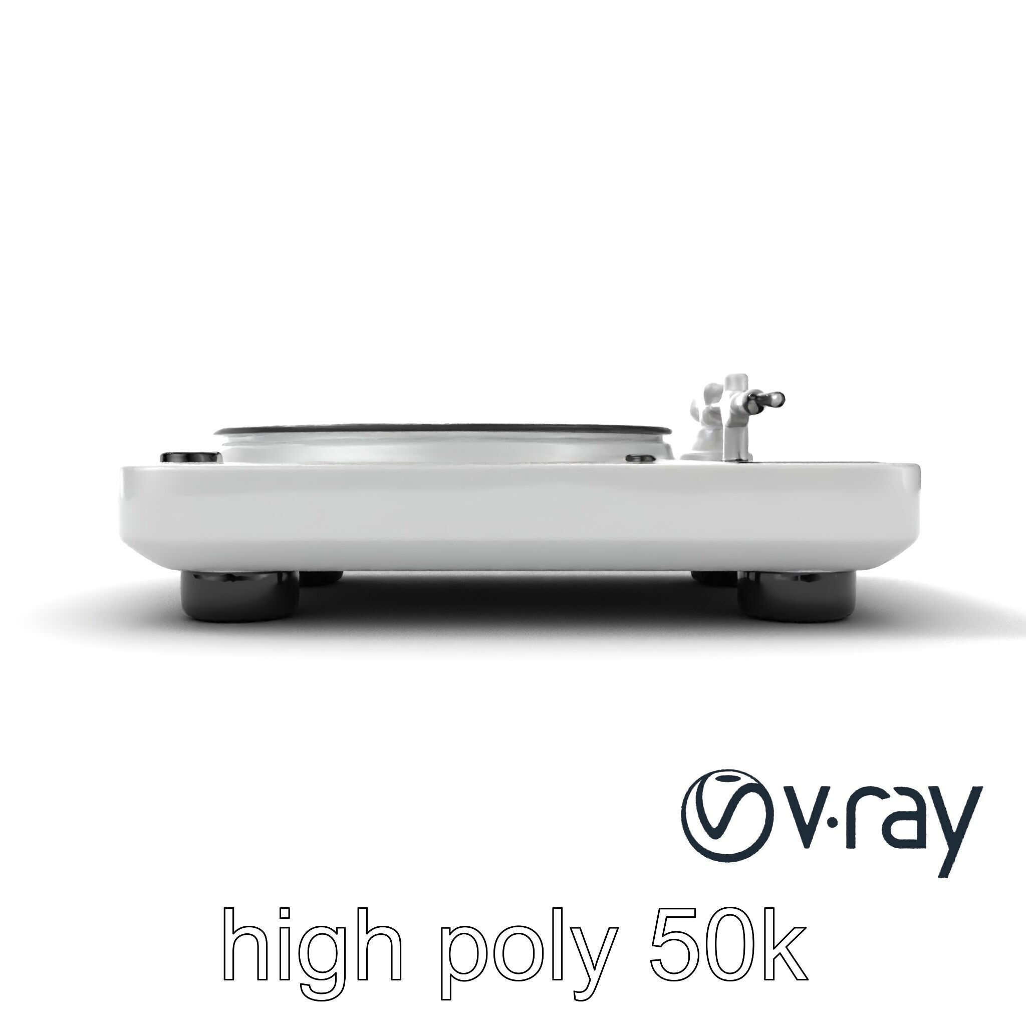 EchoDeck Turntable Interface model pack Low-poly 3D model_14