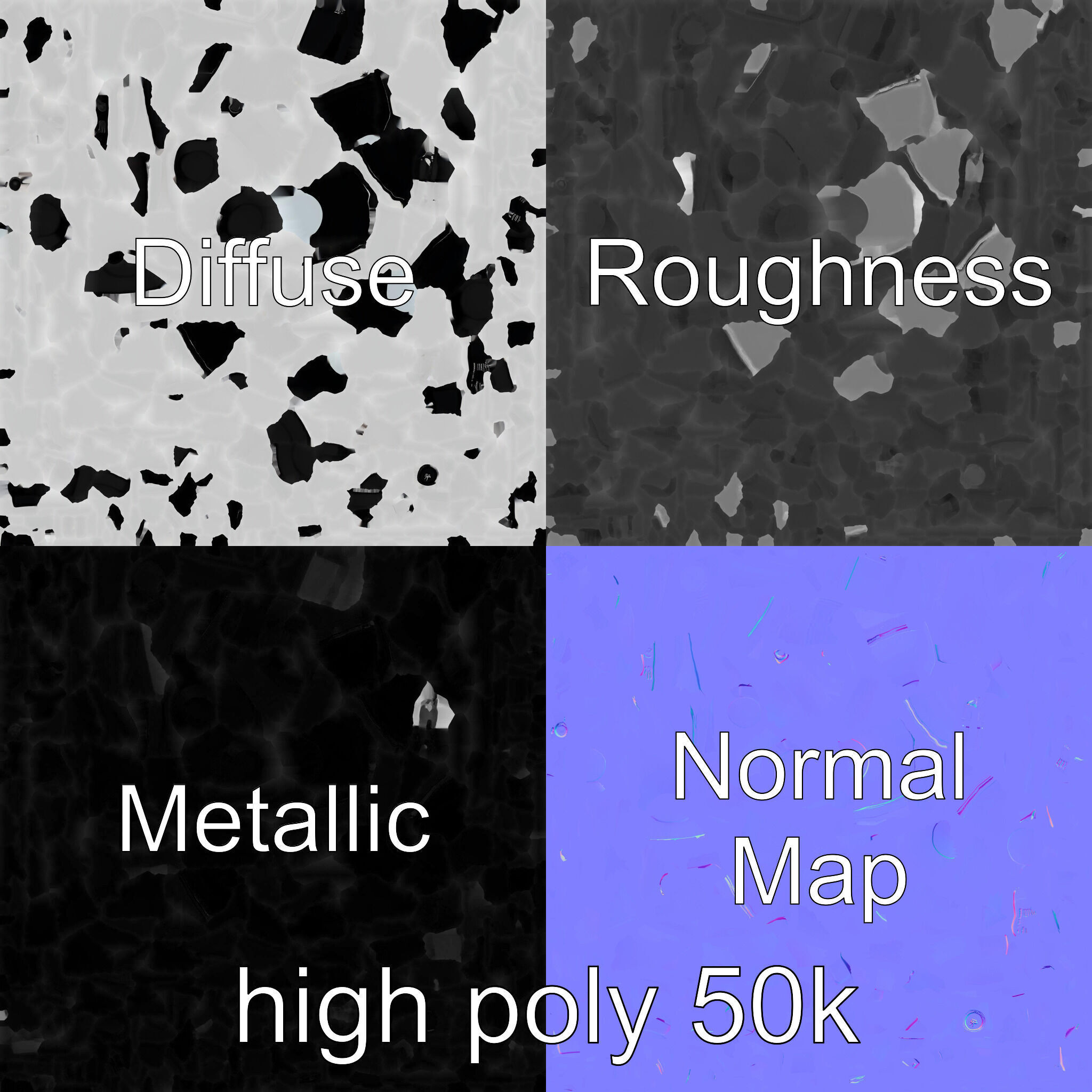 EchoDeck Turntable Interface model pack Low-poly 3D model_2