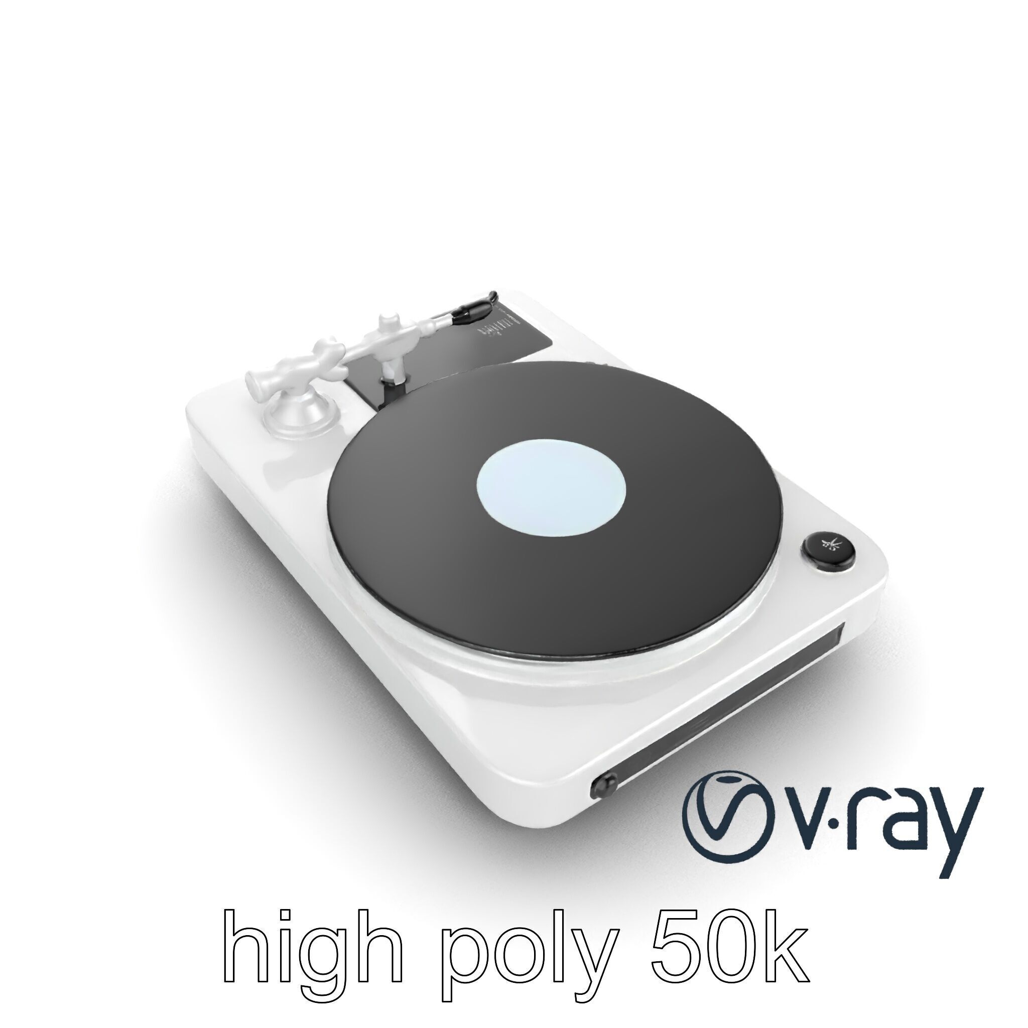 EchoDeck Turntable Interface model pack Low-poly 3D model_30