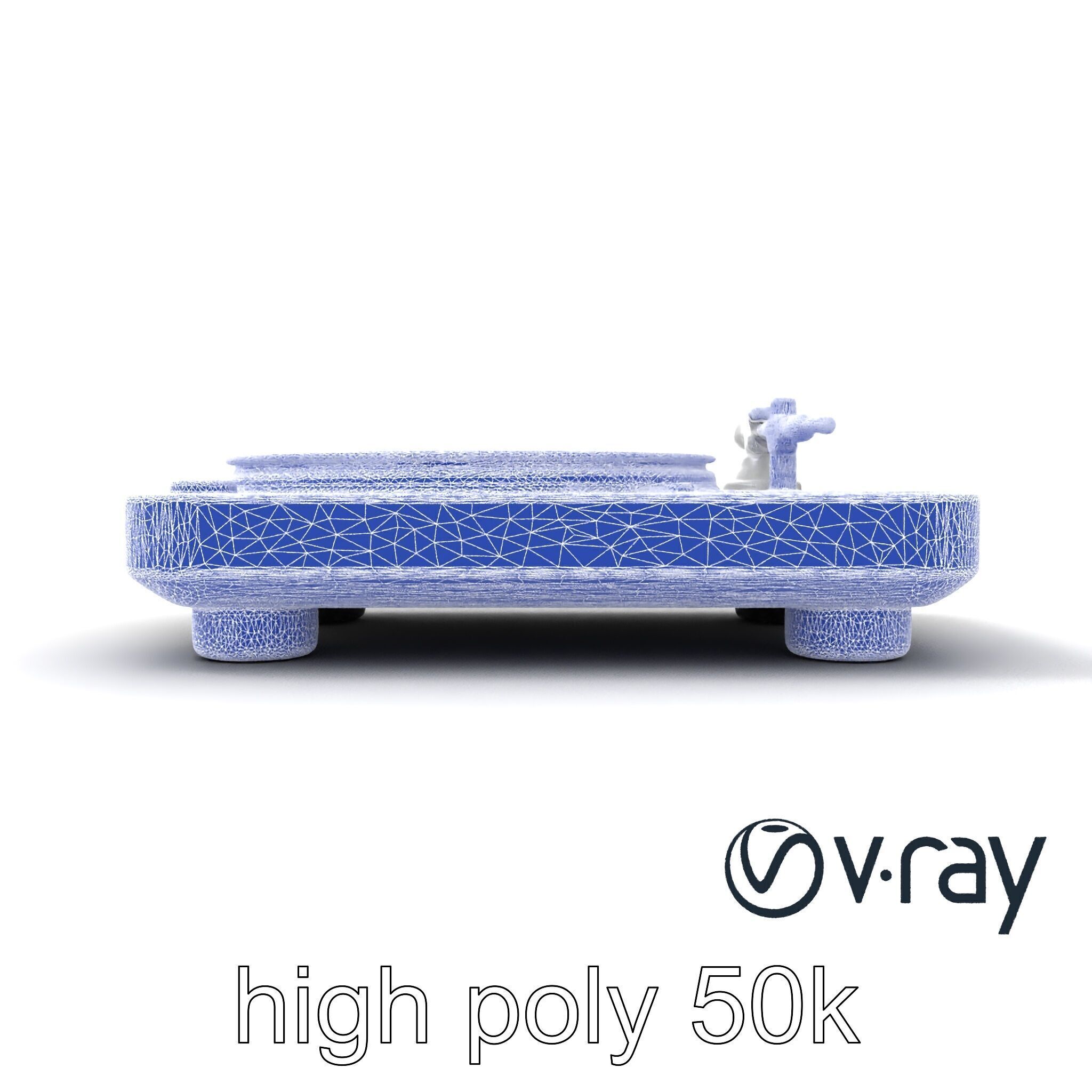 EchoDeck Turntable Interface model pack Low-poly 3D model_24