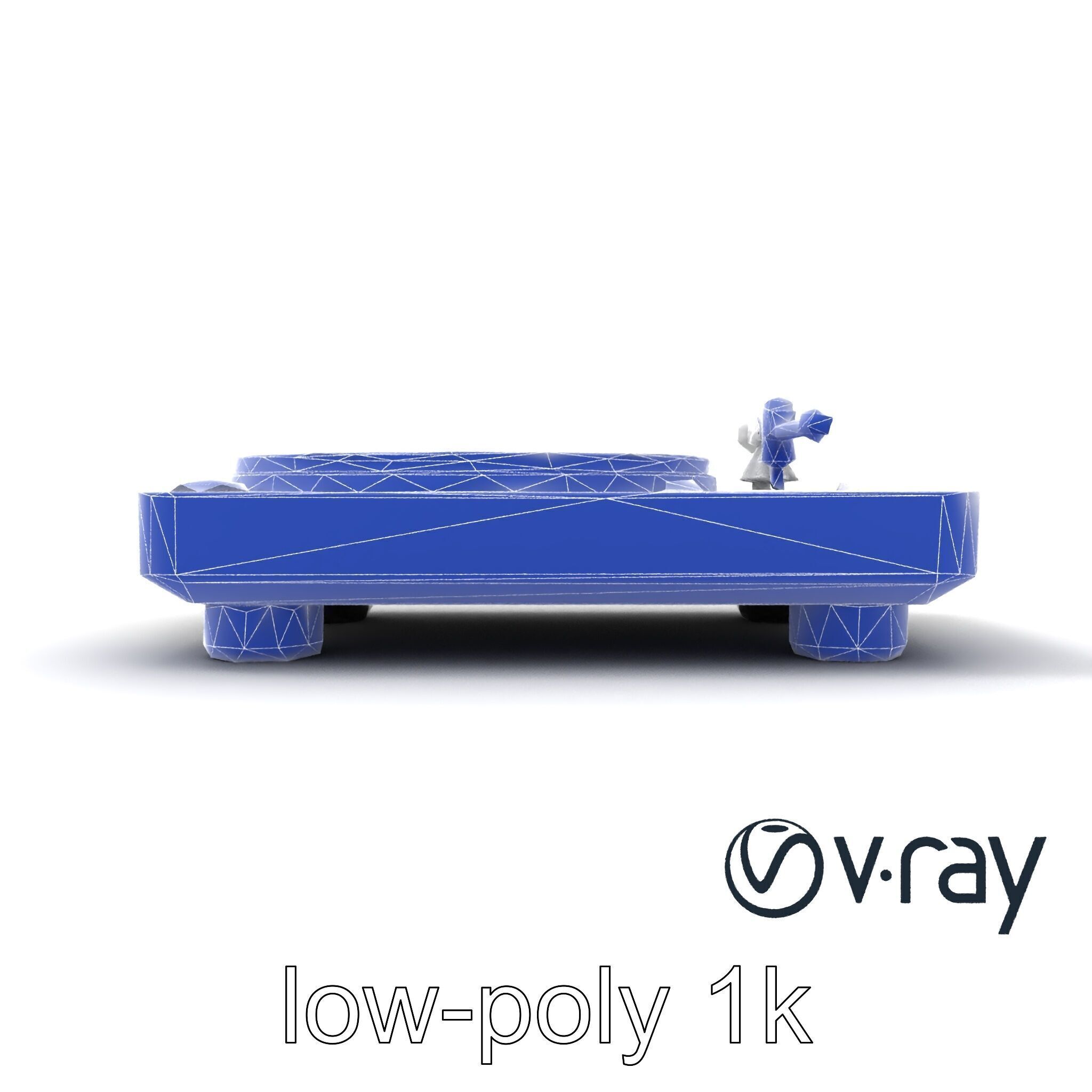 EchoDeck Turntable Interface model pack Low-poly 3D model_31