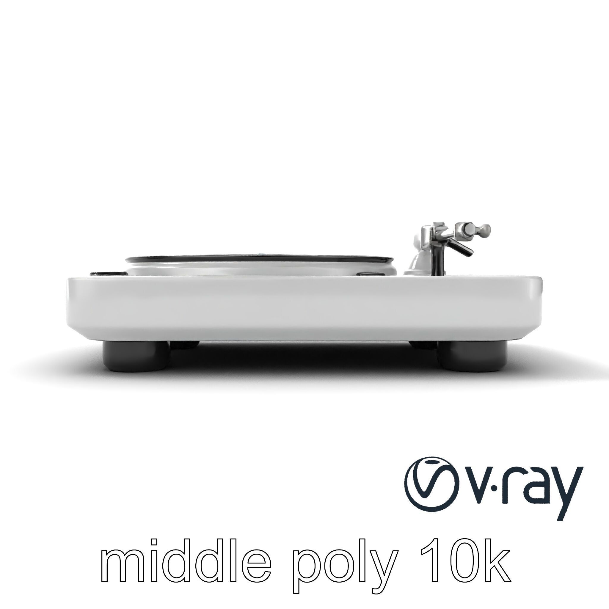 EchoDeck Turntable Interface model pack Low-poly 3D model_27