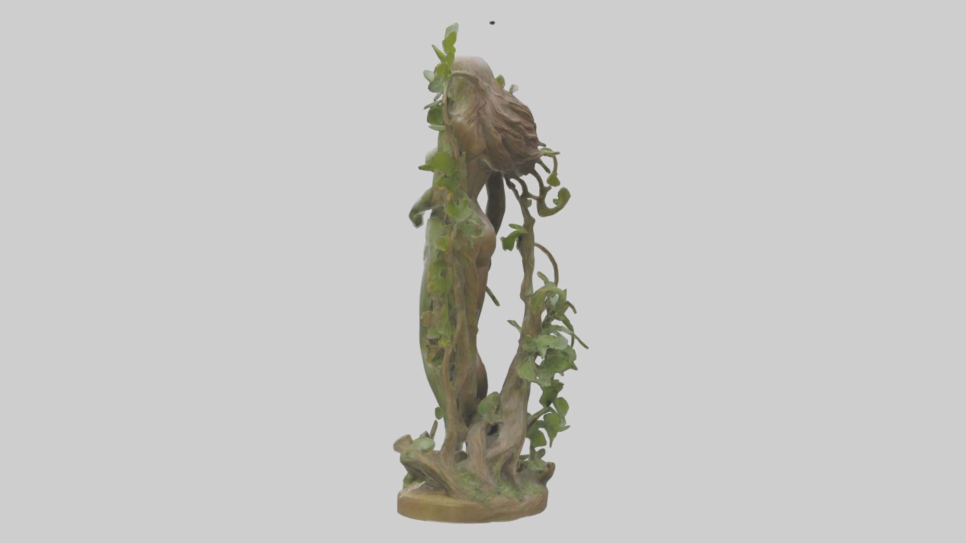 Natures Beauty sculpture model Low-poly 3D model_1