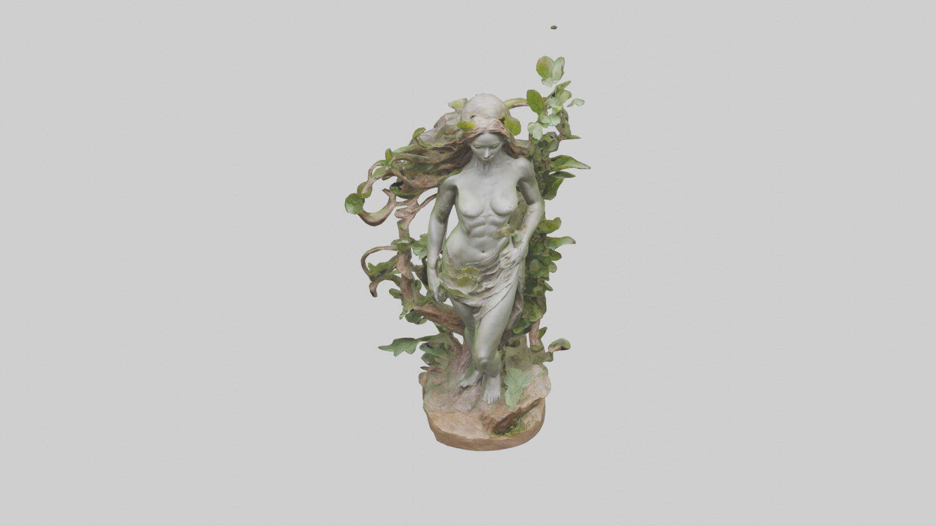 Natures Beauty sculpture model Low-poly 3D model_16