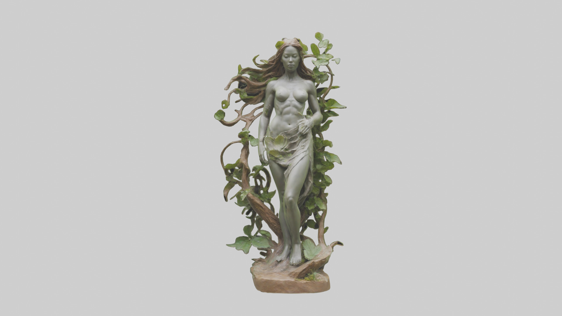 Natures Beauty sculpture model Low-poly 3D model_9