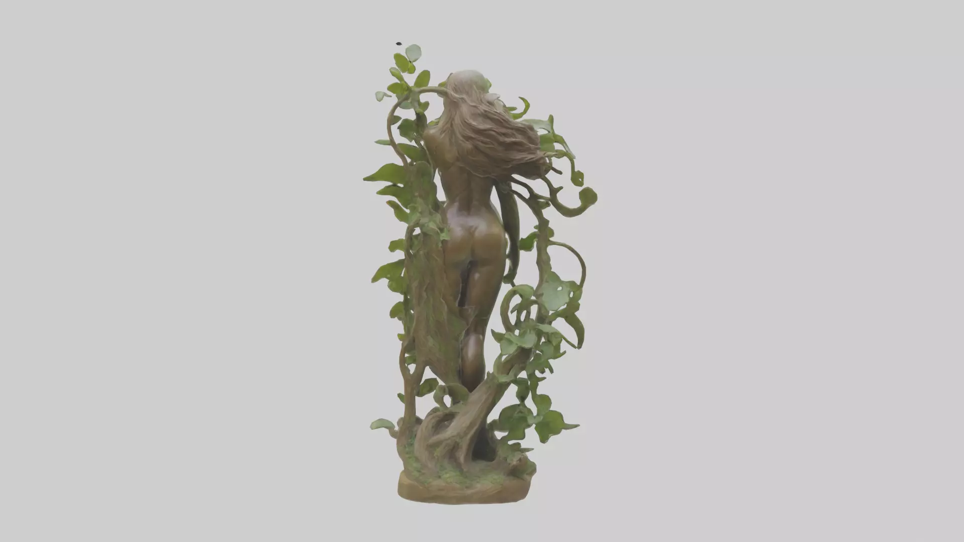 Natures Beauty sculpture model Low-poly 3D model_0